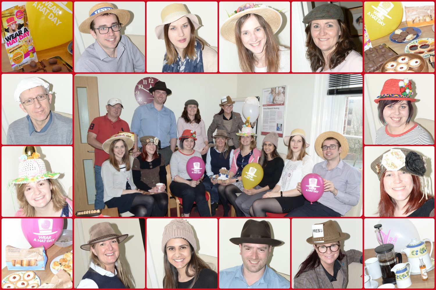 Grey Wristband Brain Tumour Research Wear A Hat Day 